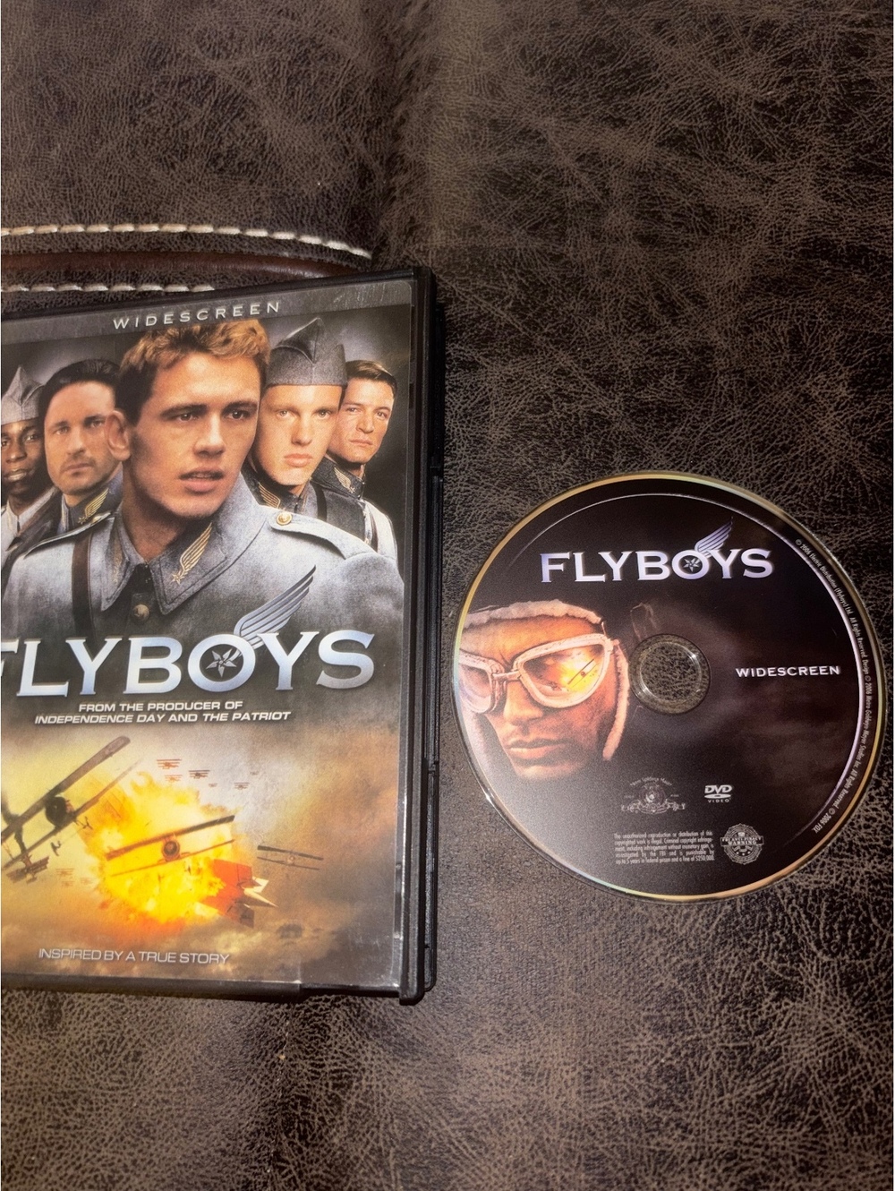 Flyboys DVD Widescreen James Franco WWI War Drama Movie 2006 PG-13